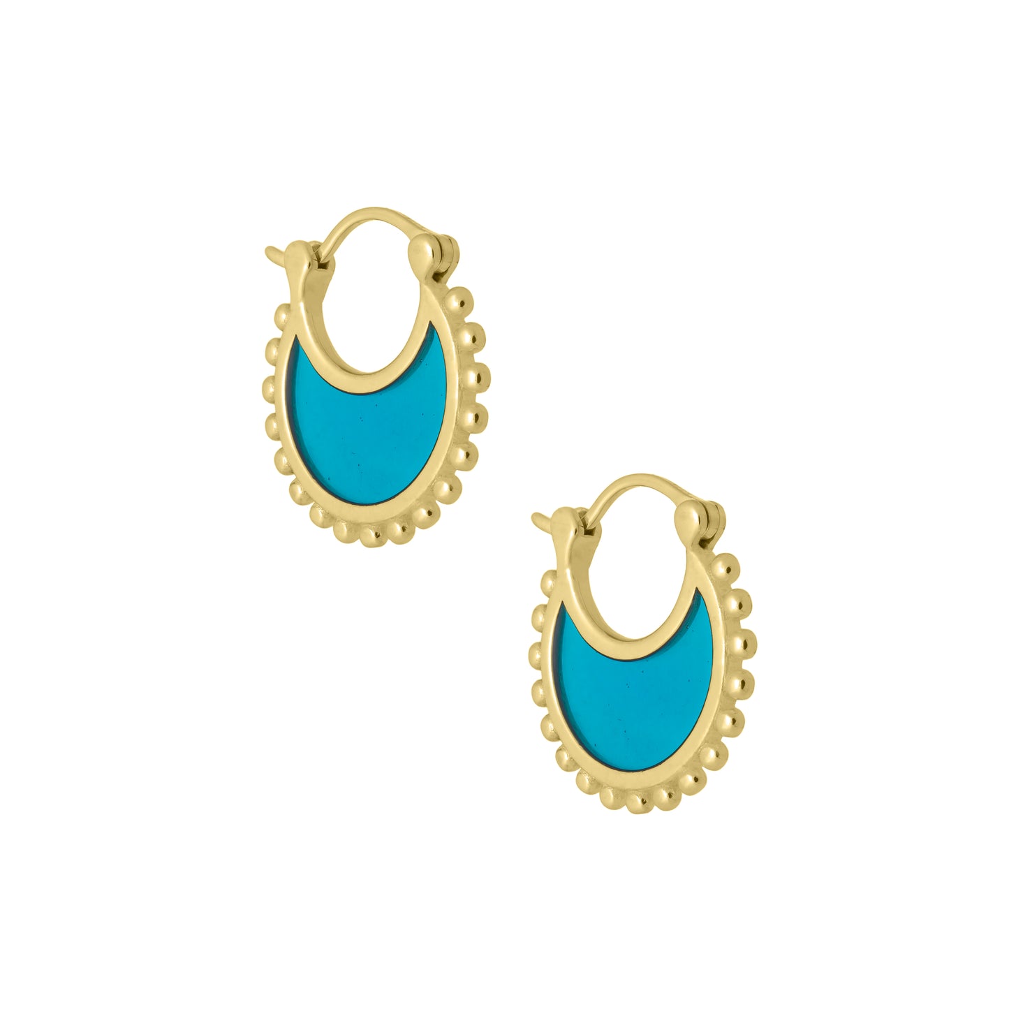 Sorrel blue earrings