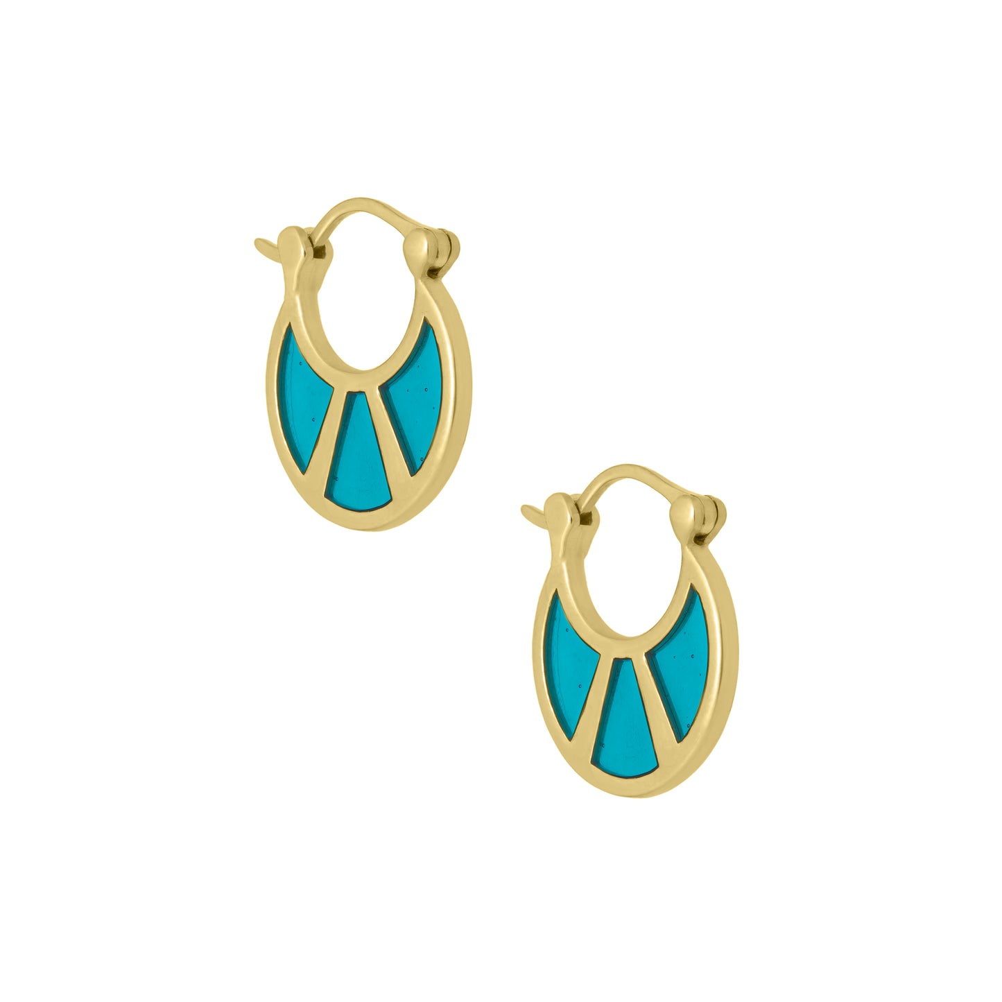 Ether blue earrings