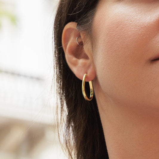 Mind oval hoops 25mm