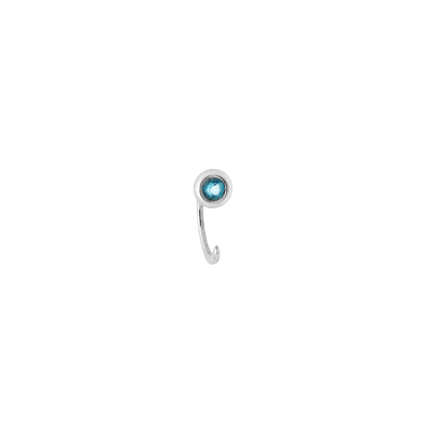 1.0 curl earring