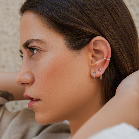 Pave earcuff