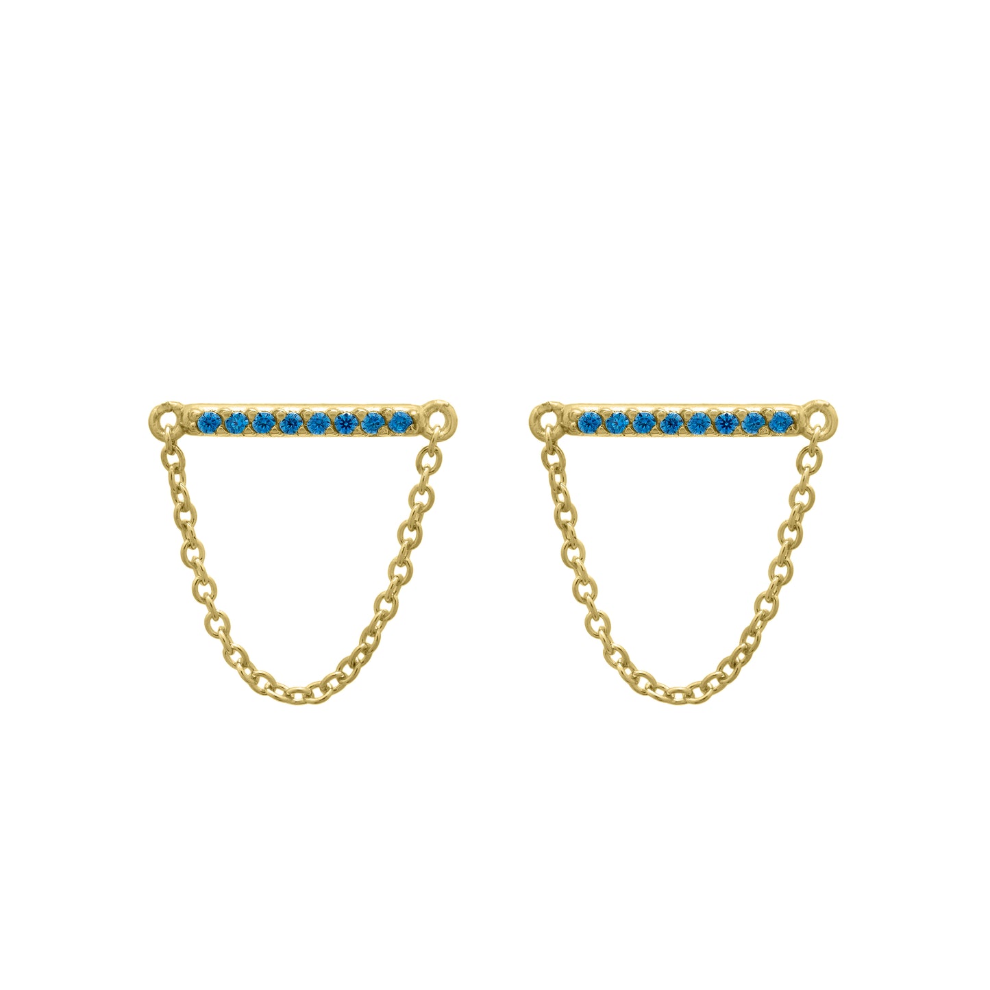 Pave earrings